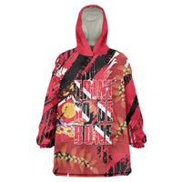 Trini To De Bone Wearable Blanket Hoodie Proud To Be Trinidad and Tobago - Wonder Print Shop