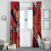 Trini To De Bone Window Curtain Proud To Be Trinidad and Tobago - Wonder Print Shop