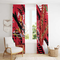 Trini To De Bone Window Curtain Proud To Be Trinidad and Tobago - Wonder Print Shop