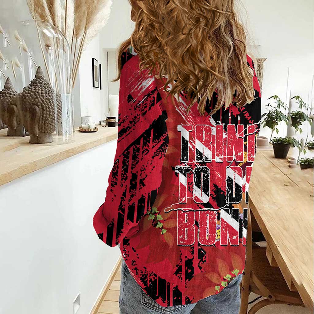 Trini To De Bone Women Casual Shirt Proud To Be Trinidad and Tobago - Wonder Print Shop