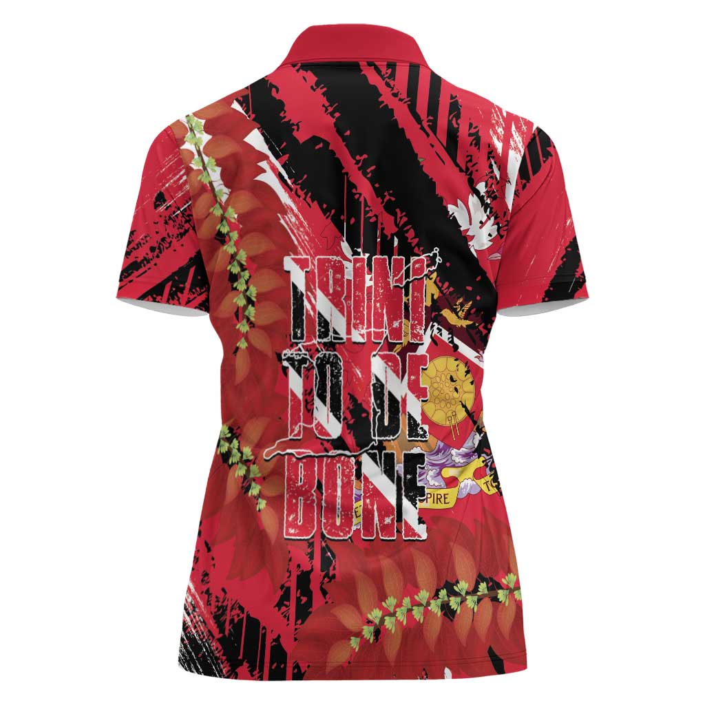 Trini To De Bone Women Polo Shirt Proud To Be Trinidad and Tobago - Wonder Print Shop