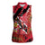 Trini To De Bone Women Sleeveless Polo Shirt Proud To Be Trinidad and Tobago - Wonder Print Shop