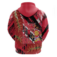 Trini To De Bone Zip Hoodie Proud To Be Trinidad and Tobago - Wonder Print Shop