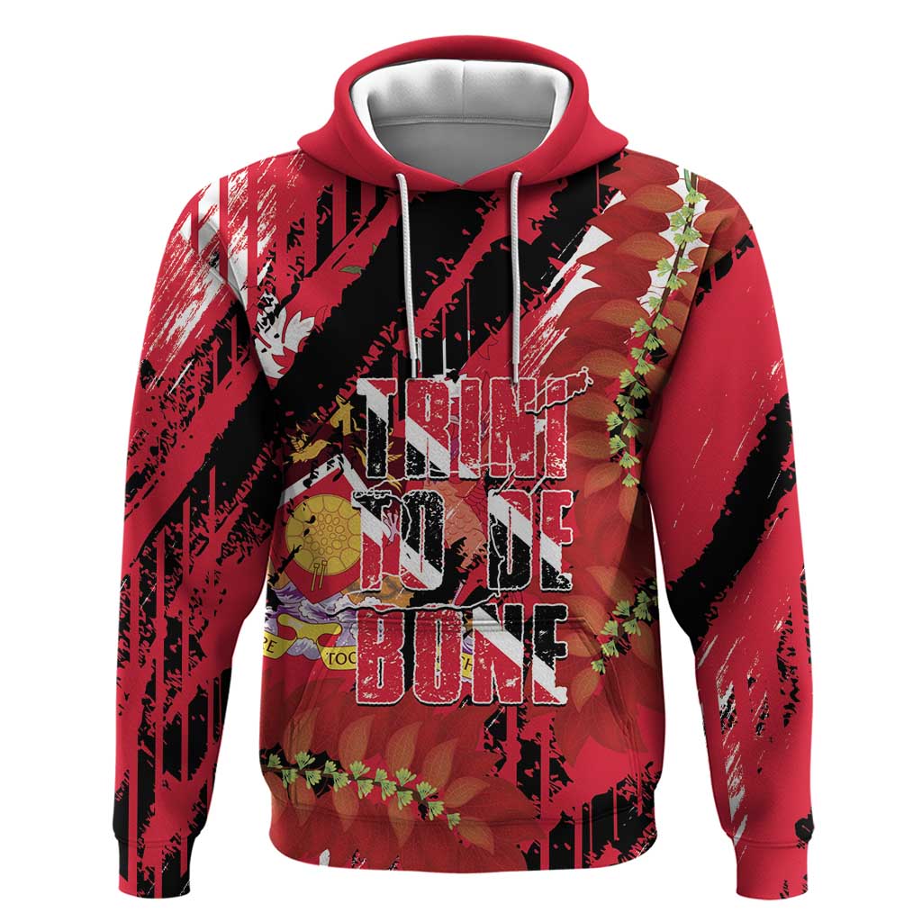 Trini To De Bone Zip Hoodie Proud To Be Trinidad and Tobago - Wonder Print Shop
