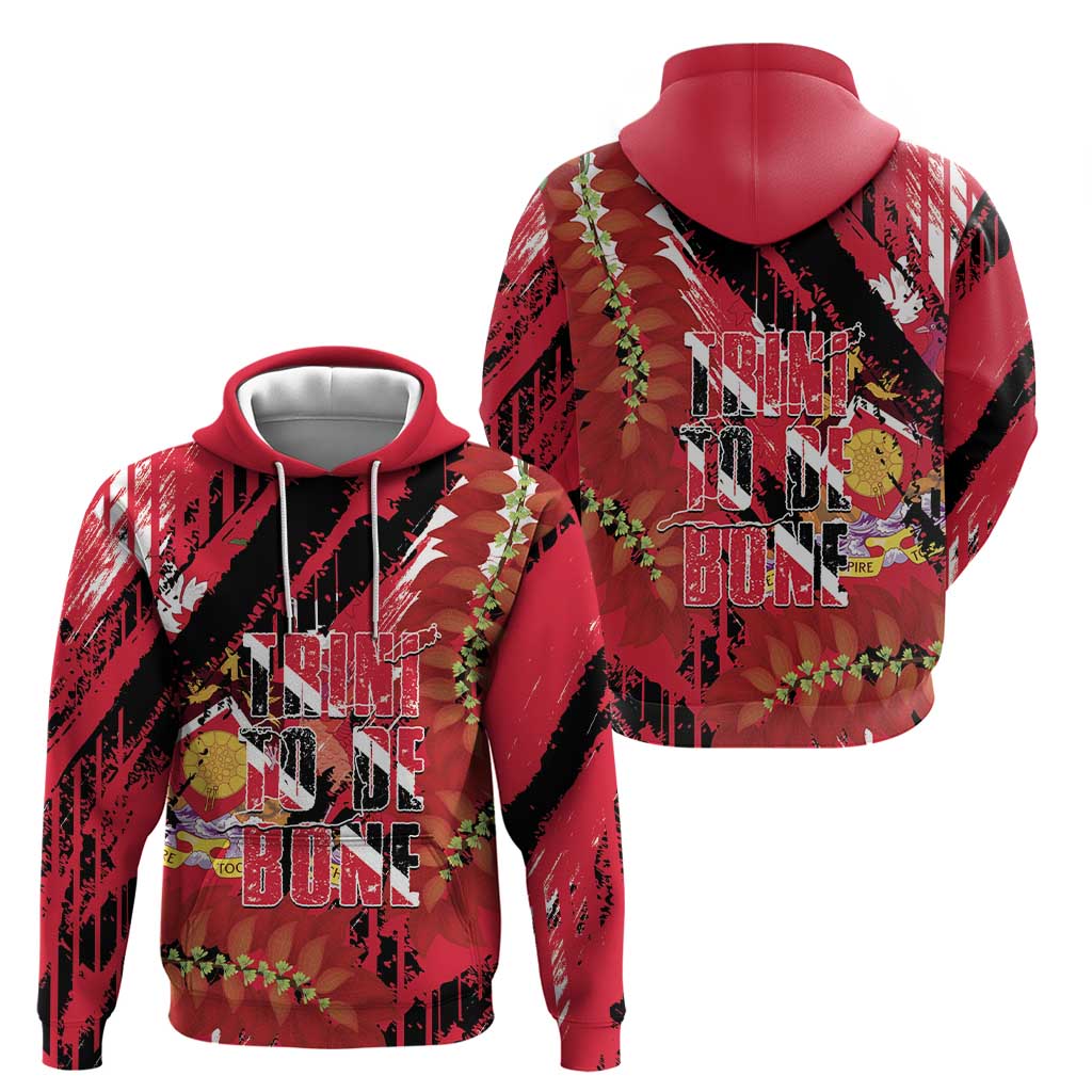 Trini To De Bone Zip Hoodie Proud To Be Trinidad and Tobago - Wonder Print Shop