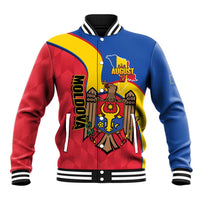 Moldova Independence Day Baseball Jacket August 27 One People One Nation - Wonder Print Shop