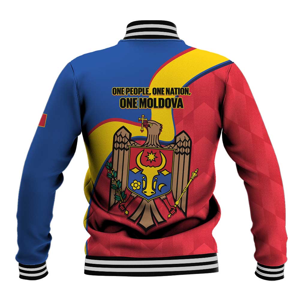Moldova Independence Day Baseball Jacket August 27 One People One Nation - Wonder Print Shop