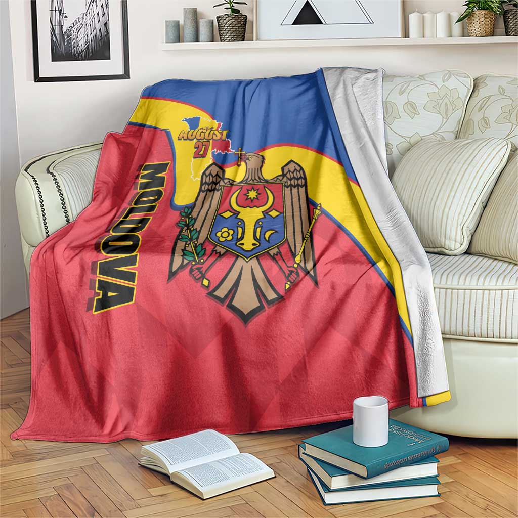 Moldova Independence Day Blanket August 27 One People One Nation - Wonder Print Shop