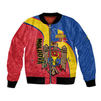 Moldova Independence Day Bomber Jacket August 27 One People One Nation - Wonder Print Shop