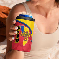 Moldova Independence Day 4 in 1 Can Cooler Tumbler August 27 One People One Nation - Wonder Print Shop