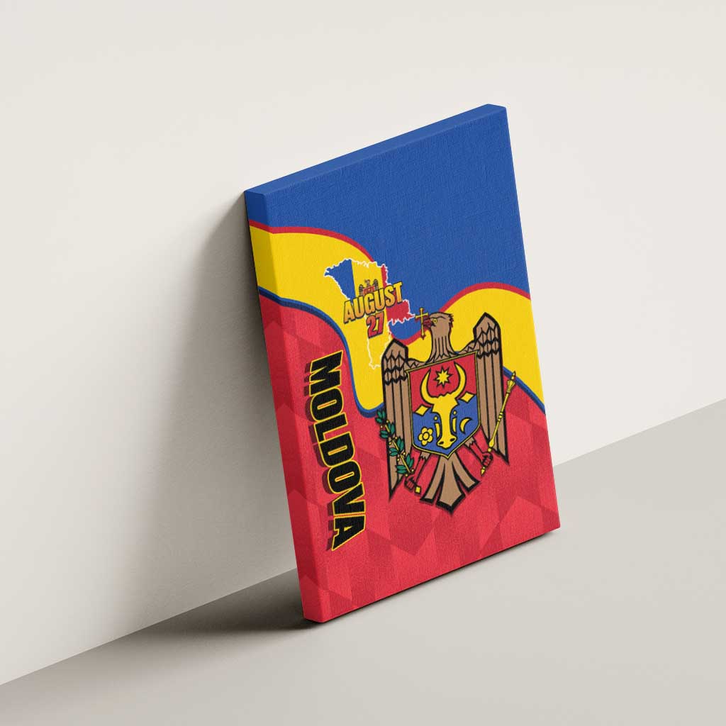 Moldova Independence Day Canvas Wall Art August 27 One People One Nation - Wonder Print Shop