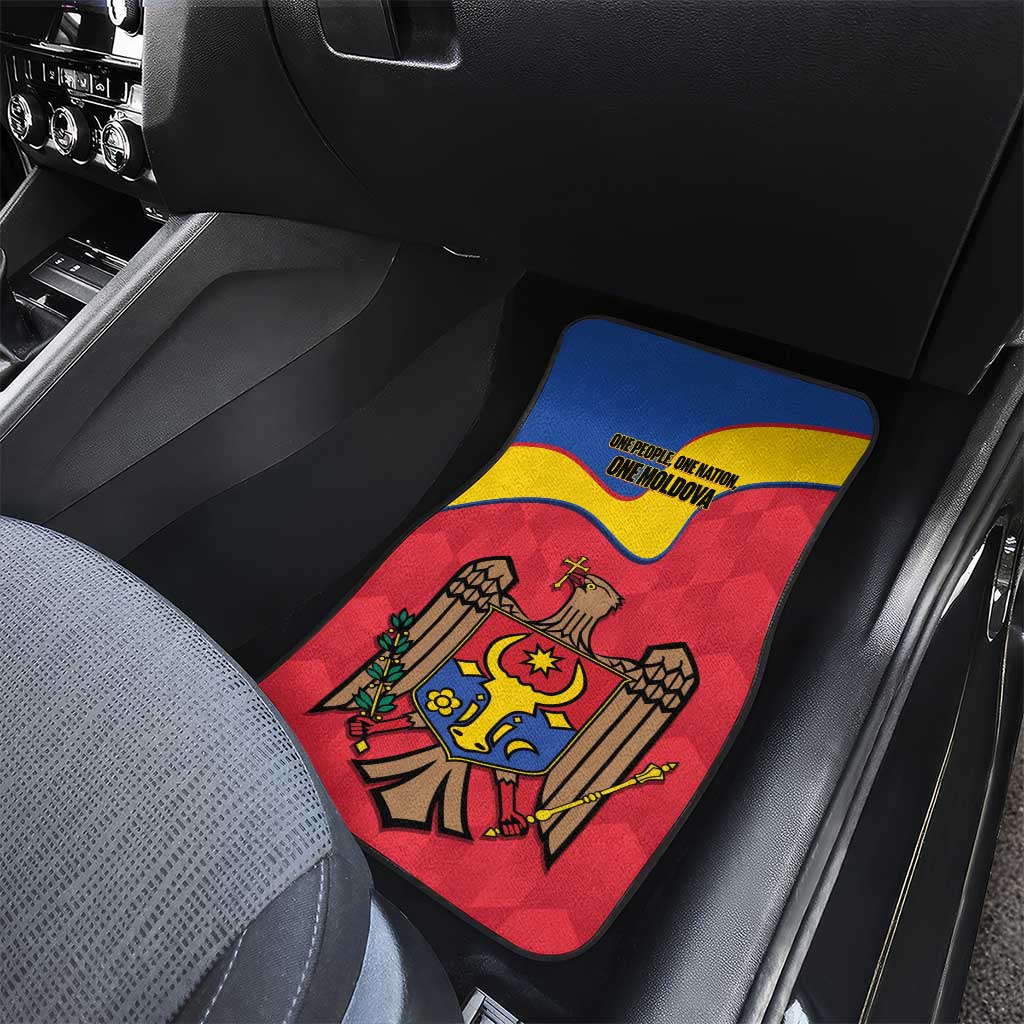 Moldova Independence Day Car Mats August 27 One People One Nation - Wonder Print Shop