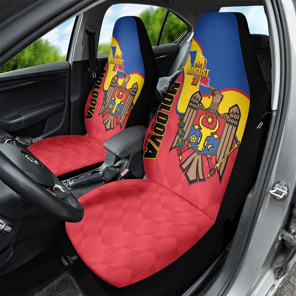 Moldova Independence Day Car Seat Cover August 27 One People One Nation - Wonder Print Shop