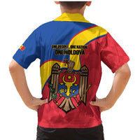 Moldova Independence Day Family Matching Mermaid Dress and Hawaiian Shirt August 27 One People One Nation - Wonder Print Shop