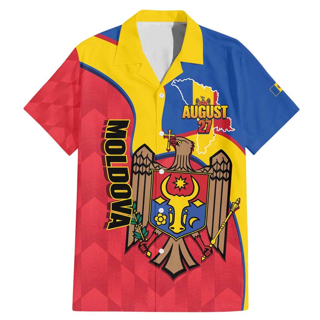 Moldova Independence Day Family Matching Mermaid Dress and Hawaiian Shirt August 27 One People One Nation - Wonder Print Shop