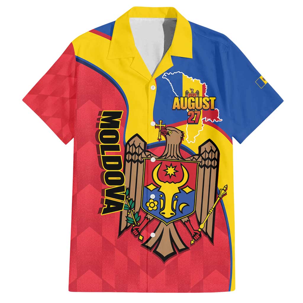 Moldova Independence Day Family Matching Puletasi and Hawaiian Shirt August 27 One People One Nation - Wonder Print Shop