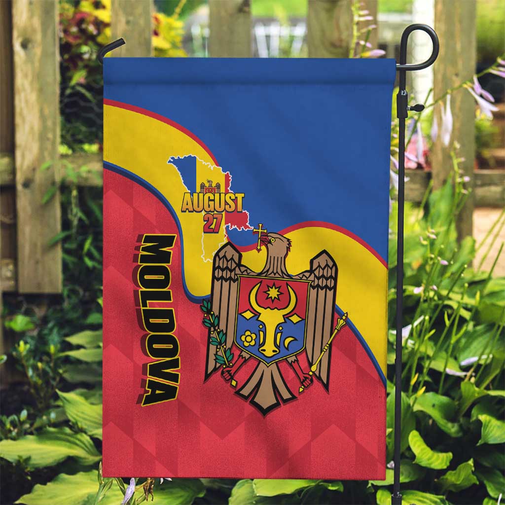 Moldova Independence Day Garden Flag August 27 One People One Nation - Wonder Print Shop