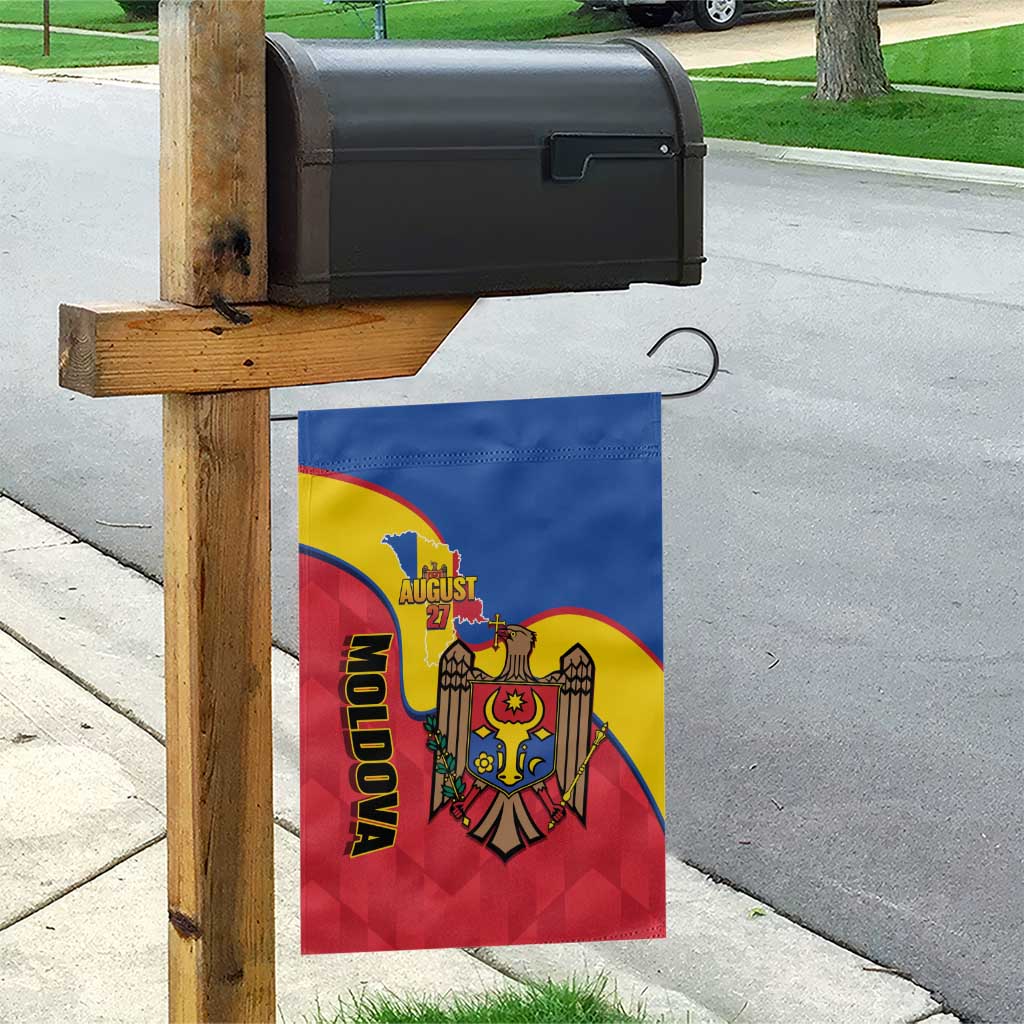 Moldova Independence Day Garden Flag August 27 One People One Nation - Wonder Print Shop
