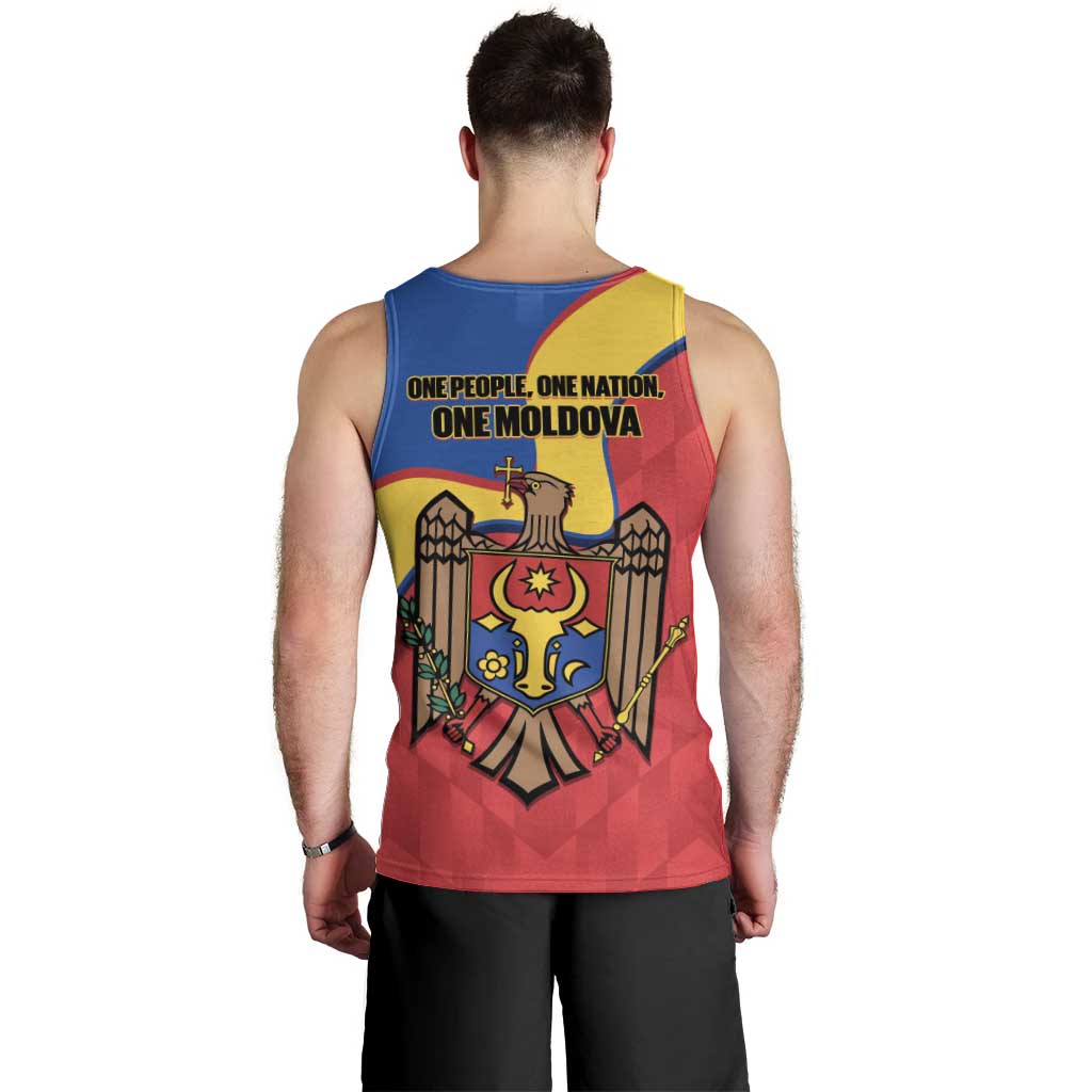 Moldova Independence Day Men Tank Top August 27 One People One Nation - Wonder Print Shop