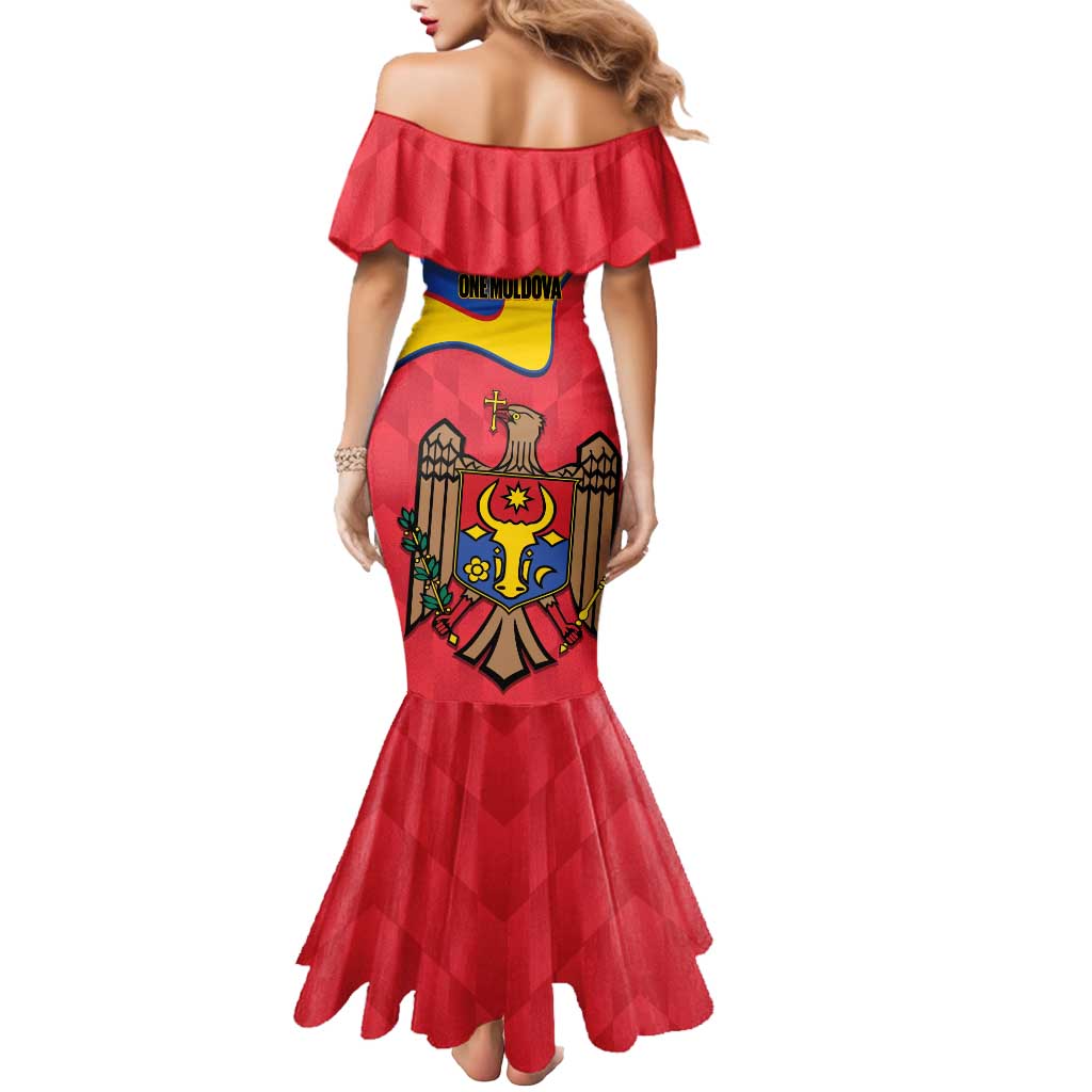 Moldova Independence Day Mermaid Dress August 27 One People One Nation - Wonder Print Shop