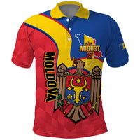 Moldova Independence Day Polo Shirt August 27 One People One Nation - Wonder Print Shop