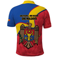 Moldova Independence Day Polo Shirt August 27 One People One Nation - Wonder Print Shop