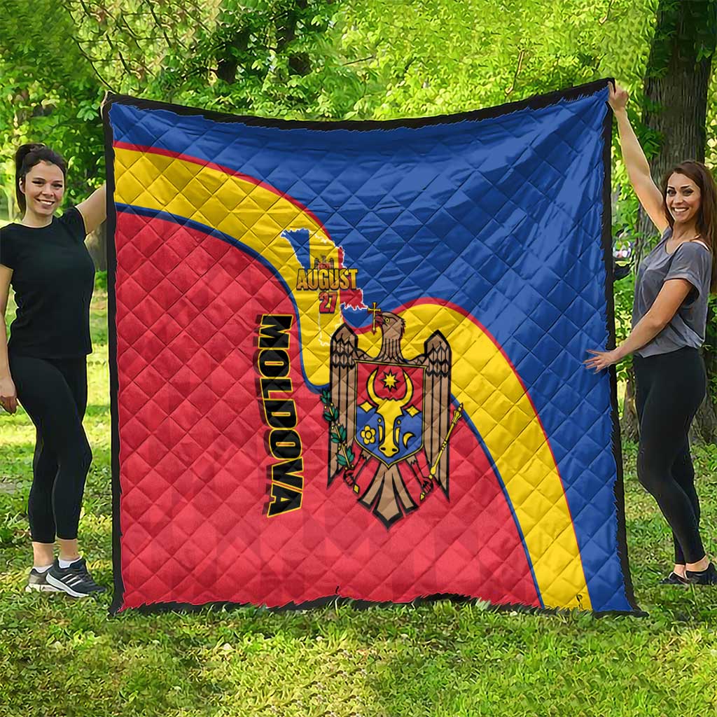 Moldova Independence Day Quilt August 27 One People One Nation - Wonder Print Shop