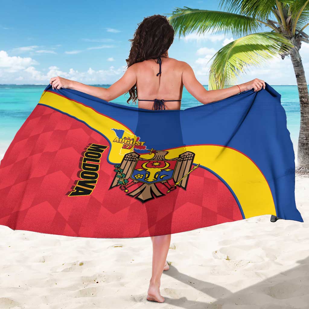 Moldova Independence Day Sarong August 27 One People One Nation - Wonder Print Shop
