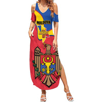 Moldova Independence Day Summer Maxi Dress August 27 One People One Nation - Wonder Print Shop