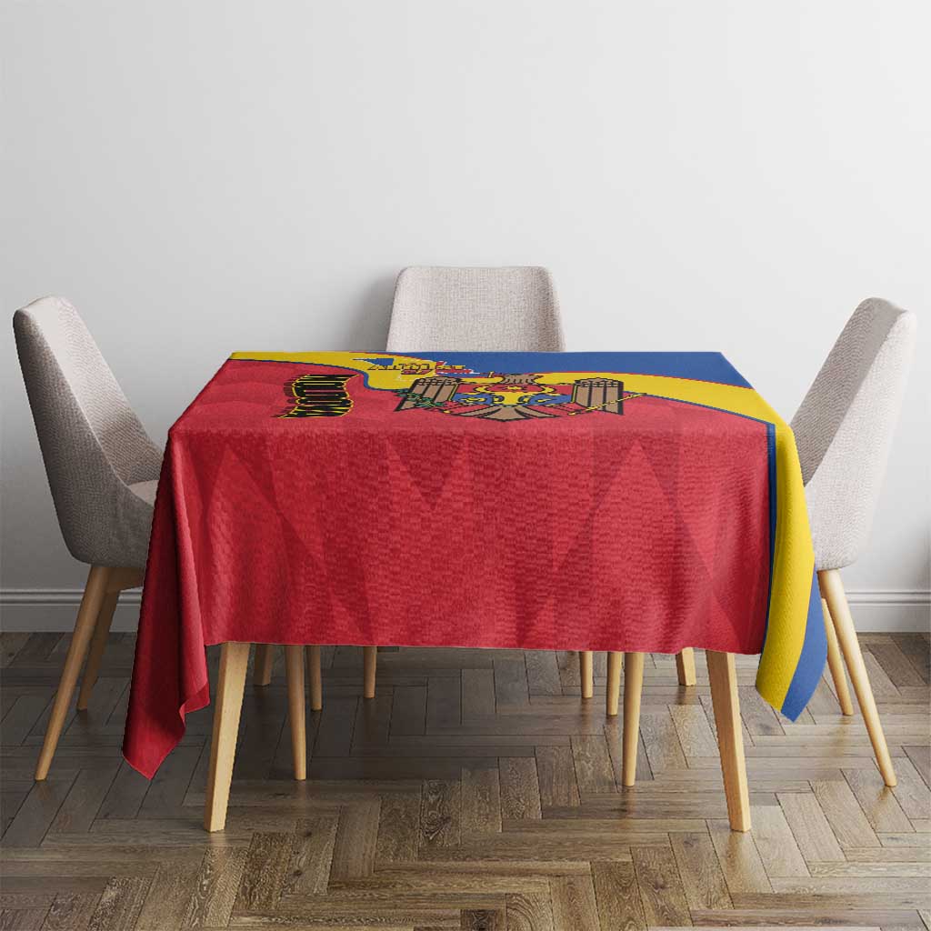 Moldova Independence Day Tablecloth August 27 One People One Nation - Wonder Print Shop