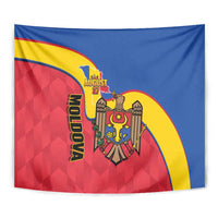 Moldova Independence Day Tapestry August 27 One People One Nation - Wonder Print Shop