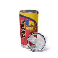 Moldova Independence Day Tumbler Cup August 27 One People One Nation - Wonder Print Shop