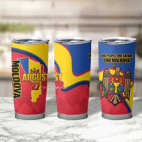 Moldova Independence Day Tumbler Cup August 27 One People One Nation - Wonder Print Shop