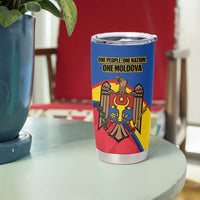 Moldova Independence Day Tumbler Cup August 27 One People One Nation - Wonder Print Shop