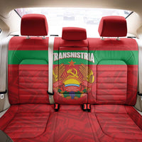 Transnistria Independence Day Back Car Seat Cover Coat Of Arms Flag Style - Wonder Print Shop