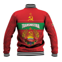 Transnistria Independence Day Baseball Jacket Coat Of Arms Flag Style - Wonder Print Shop