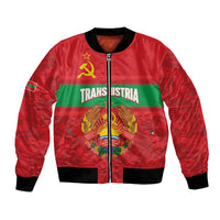 Transnistria Independence Day Bomber Jacket Coat Of Arms Flag Style - Wonder Print Shop