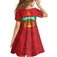 Transnistria Independence Day Family Matching Puletasi and Hawaiian Shirt Coat Of Arms Flag Style - Wonder Print Shop