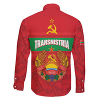 Transnistria Independence Day Family Matching Puletasi and Hawaiian Shirt Coat Of Arms Flag Style - Wonder Print Shop