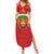 Transnistria Independence Day Family Matching Summer Maxi Dress and Hawaiian Shirt Coat Of Arms Flag Style - Wonder Print Shop