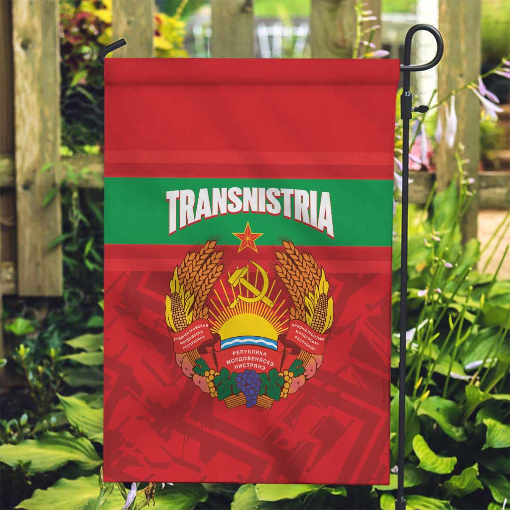 Transnistria Independence Day Garden Flag Coat Of Arms Flag Style - Wonder Print Shop