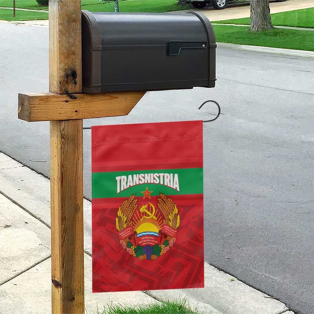 Transnistria Independence Day Garden Flag Coat Of Arms Flag Style - Wonder Print Shop