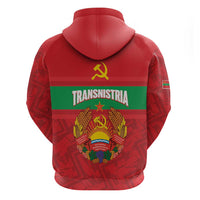 Transnistria Independence Day Hoodie Coat Of Arms Flag Style - Wonder Print Shop