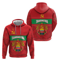 Transnistria Independence Day Hoodie Coat Of Arms Flag Style - Wonder Print Shop