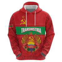 Transnistria Independence Day Hoodie Coat Of Arms Flag Style - Wonder Print Shop