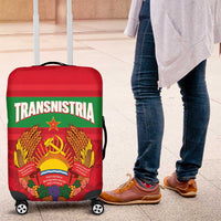 Transnistria Independence Day Luggage Cover Coat Of Arms Flag Style - Wonder Print Shop