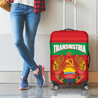 Transnistria Independence Day Luggage Cover Coat Of Arms Flag Style - Wonder Print Shop
