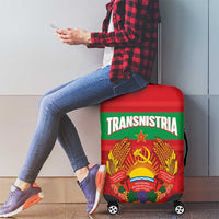 Transnistria Independence Day Luggage Cover Coat Of Arms Flag Style - Wonder Print Shop