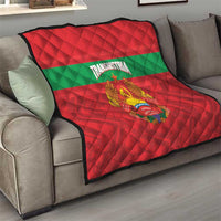 Transnistria Independence Day Quilt Coat Of Arms Flag Style - Wonder Print Shop
