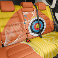 Personalised Bhutan Archery Back Car Seat Cover Board Style Flag Color - Wonder Print Shop